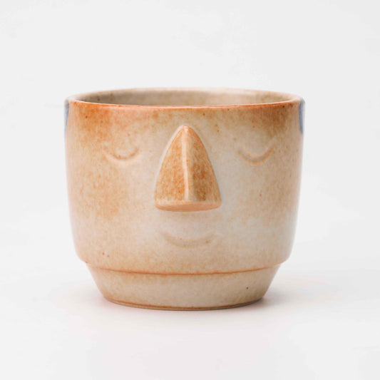 Large Coffee Face Mug, Handmade Ceramic Mug - 618 Clayhouse