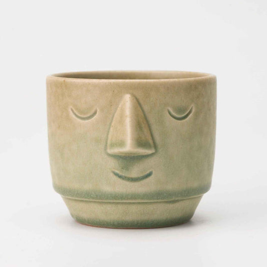 Large Coffee Face Mug, Handmade Ceramic Mug, Ceramic Espresso Cup - 618 Clayhouse