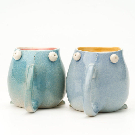Handmade Ceramic Monster Mug - 618 Clayhouse